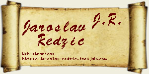 Jaroslav Redžić vizit kartica